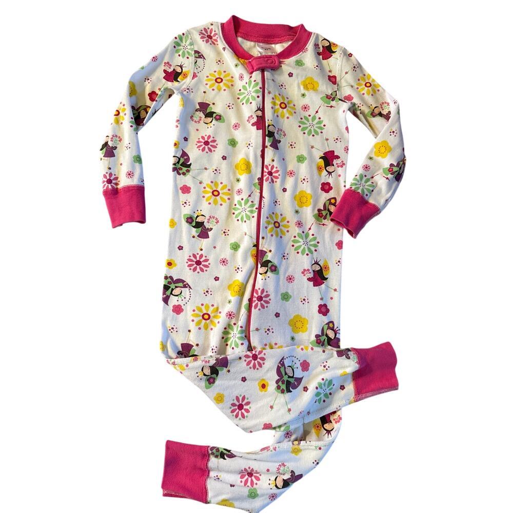 HANNA ANDERSSON FAIRY ONE PIECE COTTON SLEEPER PAJAMAS SIZE 3